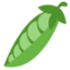 PEA POD emoji in Twitter's design style - Unicode 1FADB