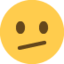 FACE WITH DIAGONAL MOUTH emoji in Twitter's design style - Unicode 1FAE4