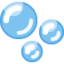 BUBBLES emoji in Twitter's design style - Unicode 1FAE7