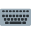 KEYBOARD emoji in Twitter's design style - Unicode 2328-FE0F