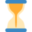 HOURGLASS WITH FLOWING SAND emoji in Twitter's design style - Unicode 23F3