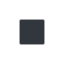 BLACK SMALL SQUARE emoji in Twitter's design style - Unicode 25AA-FE0F