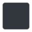 BLACK MEDIUM SQUARE emoji in Twitter's design style - Unicode 25FC-FE0F