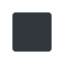 BLACK MEDIUM SMALL SQUARE emoji in Twitter's design style - Unicode 25FE