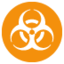 BIOHAZARD emoji in Twitter's design style - Unicode 2623-FE0F