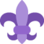 FLEUR-DE-LIS emoji in Twitter's design style - Unicode 269C-FE0F