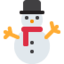 SNOWMAN WITHOUT SNOW emoji in Twitter's design style - Unicode 26C4