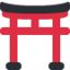 SHINTO SHRINE emoji in Twitter's design style - Unicode 26E9-FE0F