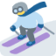 SKIER emoji in Twitter's design style - Unicode 26F7-FE0F