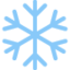 SNOWFLAKE emoji in Twitter's design style - Unicode 2744-FE0F